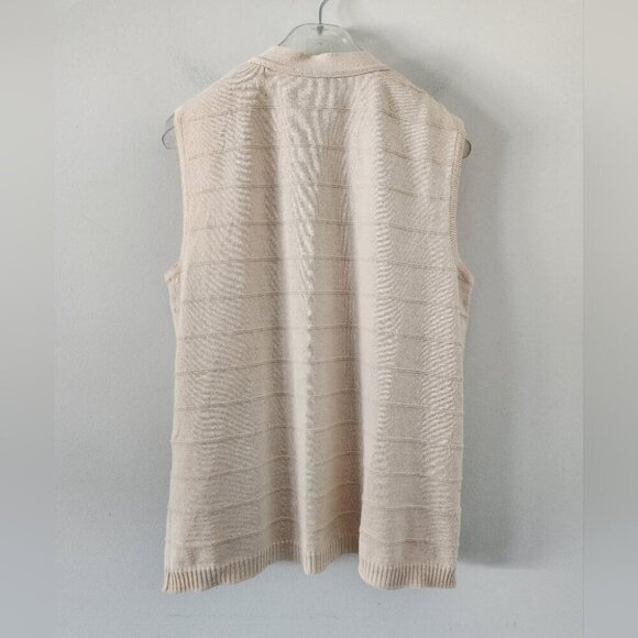 WOLFORD | Vintage wool vest beige sz 44 - Picture 2 of 4